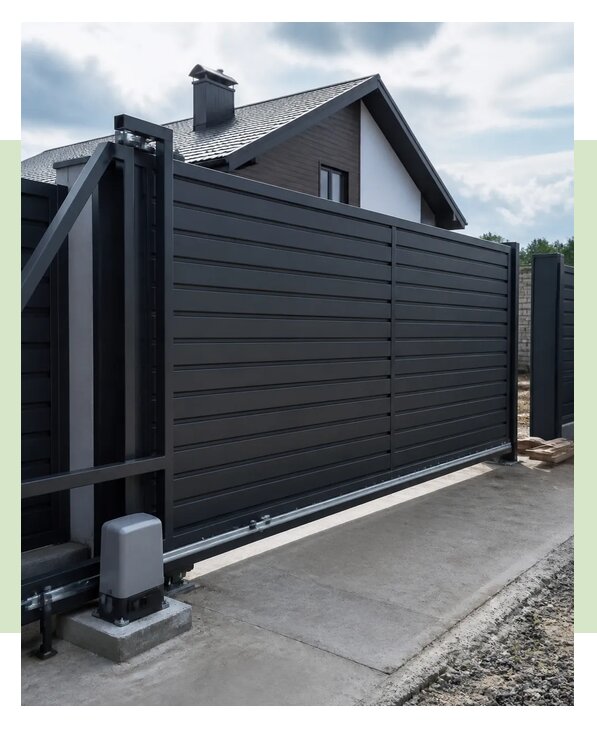 Установка откатных ворот в Прохладном по цене от 37916 р. | ЗаборЭксеперт-Прх